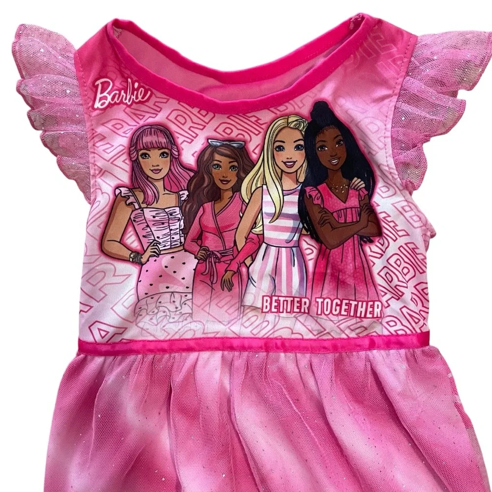 Barbie Maxi Dress‎ Nightgown NWT Size 2T